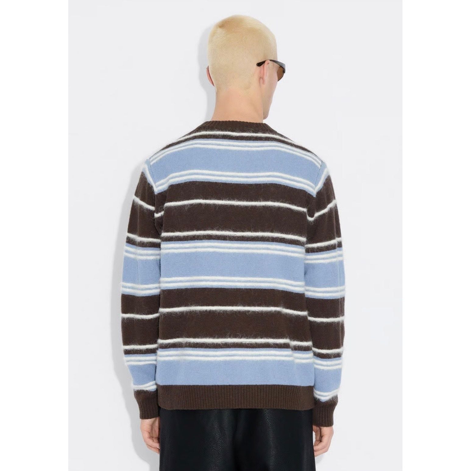 Wool Stripe Crew Herre