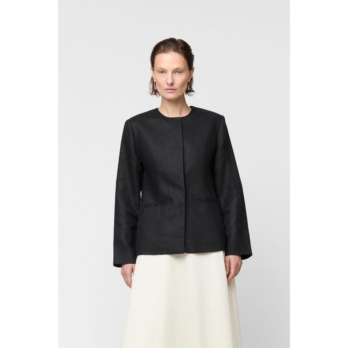 Linen Noir Blazer
