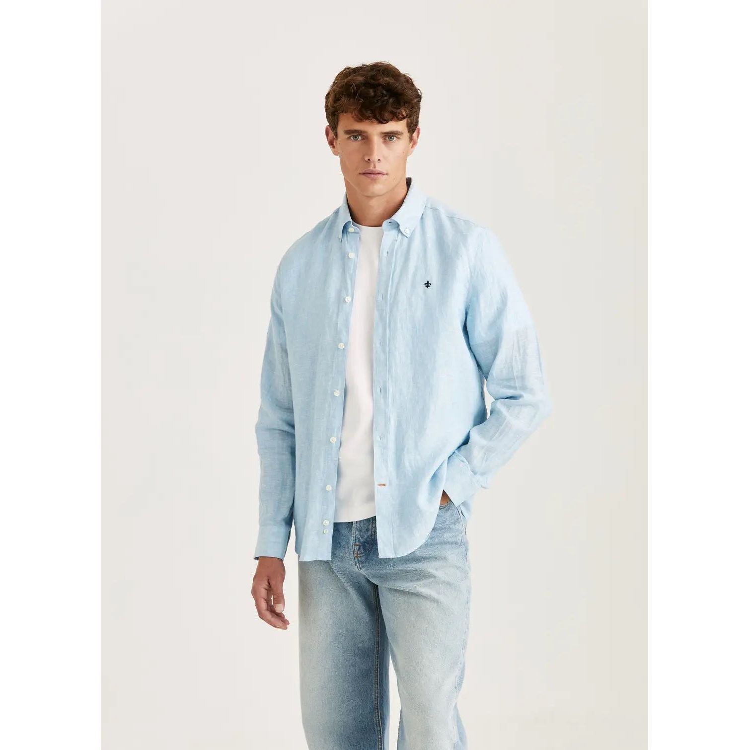 Douglas Linen Shirt-Classic Fit