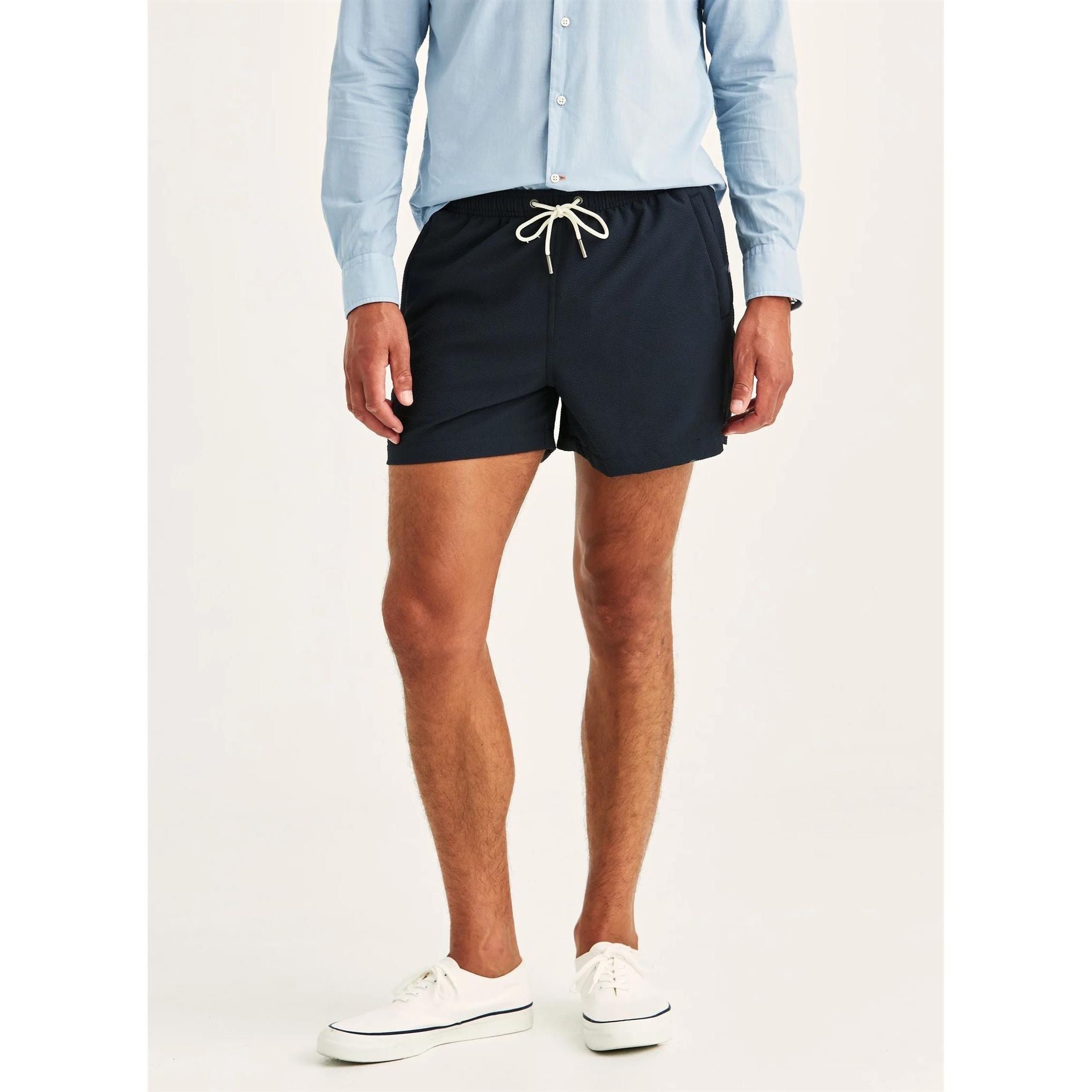Morris Seersucker Bathing Trunks Herre