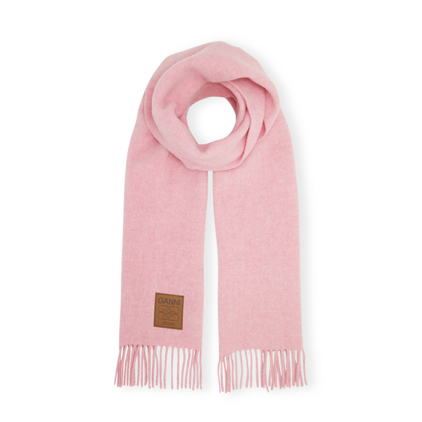 Double Face Wool Solid Scarf