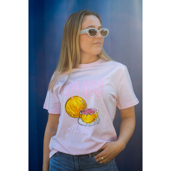 Basic Jersey Grapefruit Relaxed T-shirt