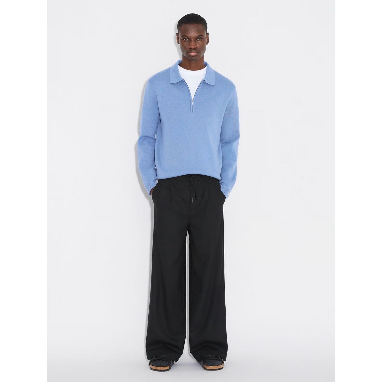 Milano Knit Half Zip Herre