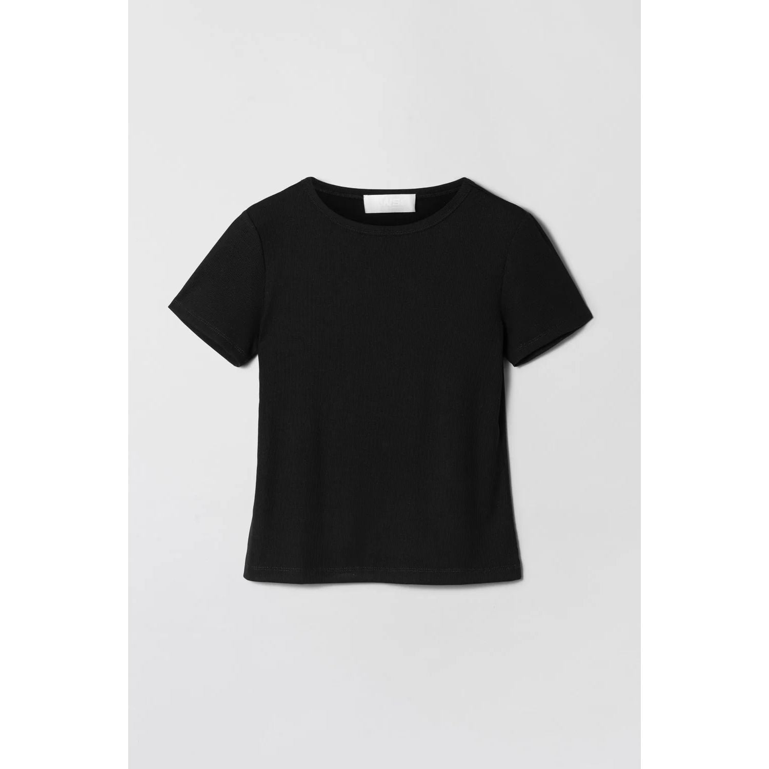 Ribbed Cap Sleeve Tee