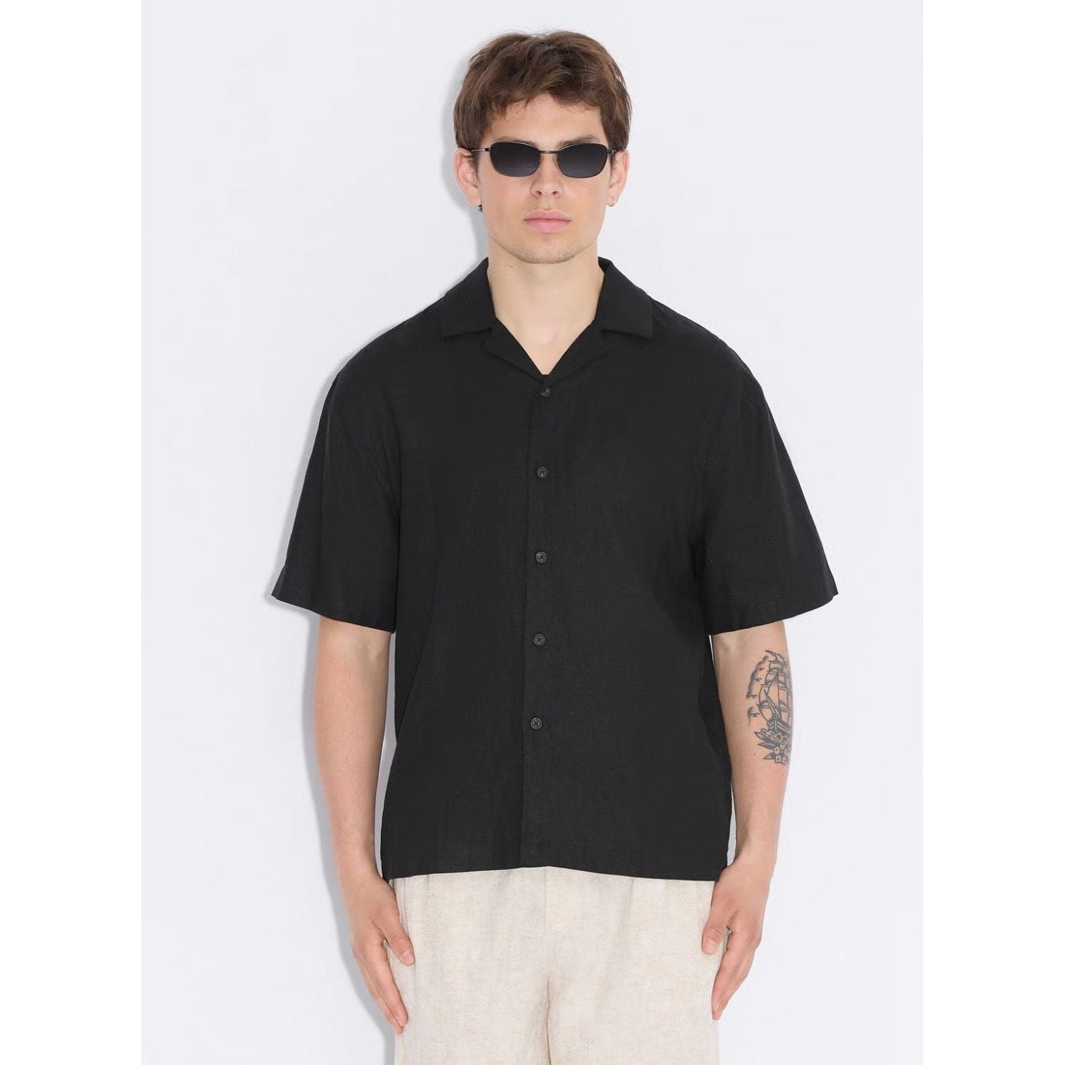 Pier Solid Shirt Herre