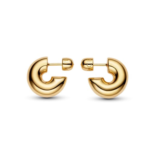 Prima Hoop Medium Gold Pair