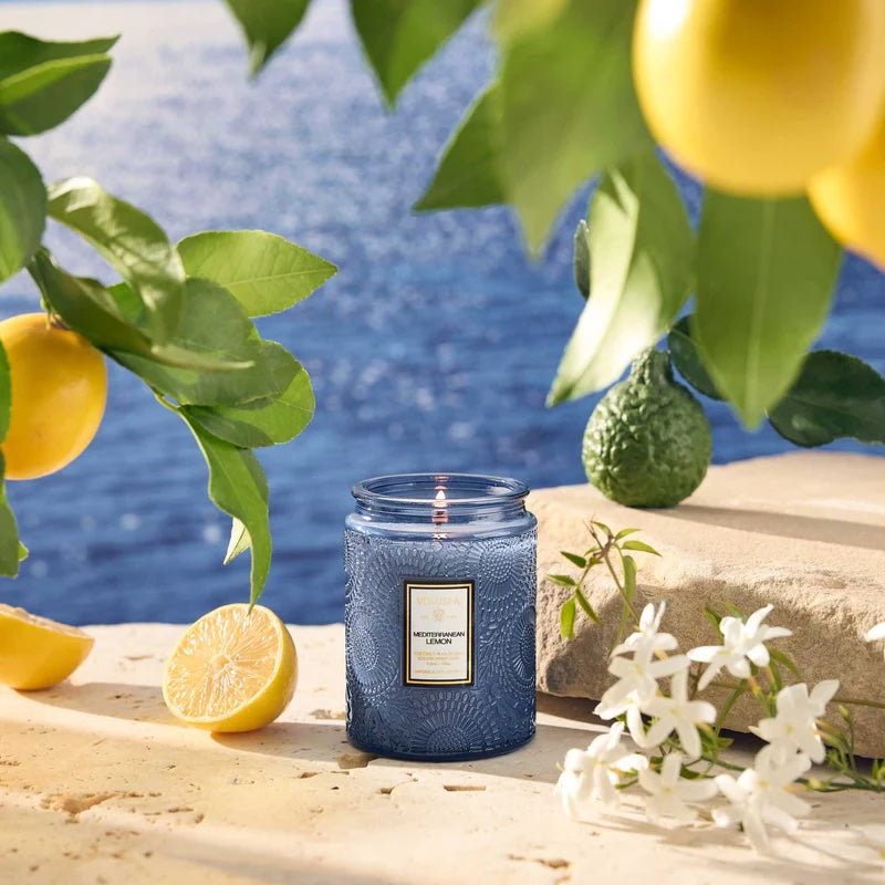 Small Jar Candle - Mediterranean Lemon 156G