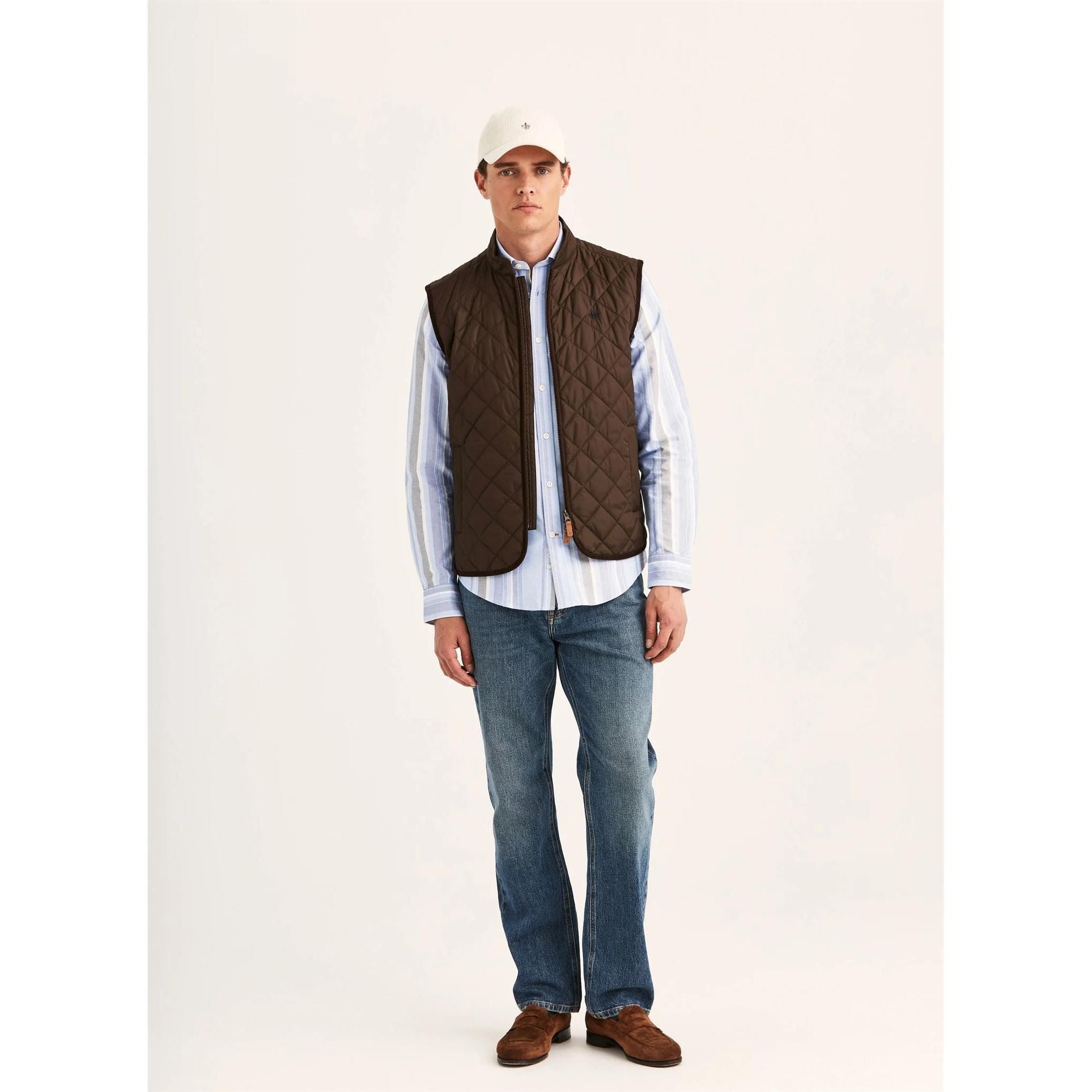 Teddy Quilted Vest Herre