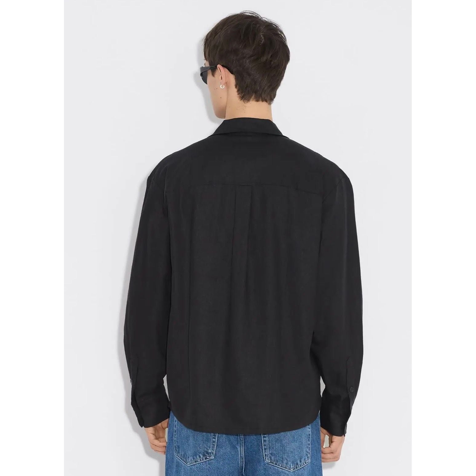 Regular Linen Shirt Herre