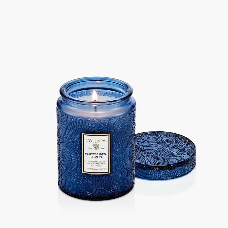 Small Jar Candle - Mediterranean Lemon 156G