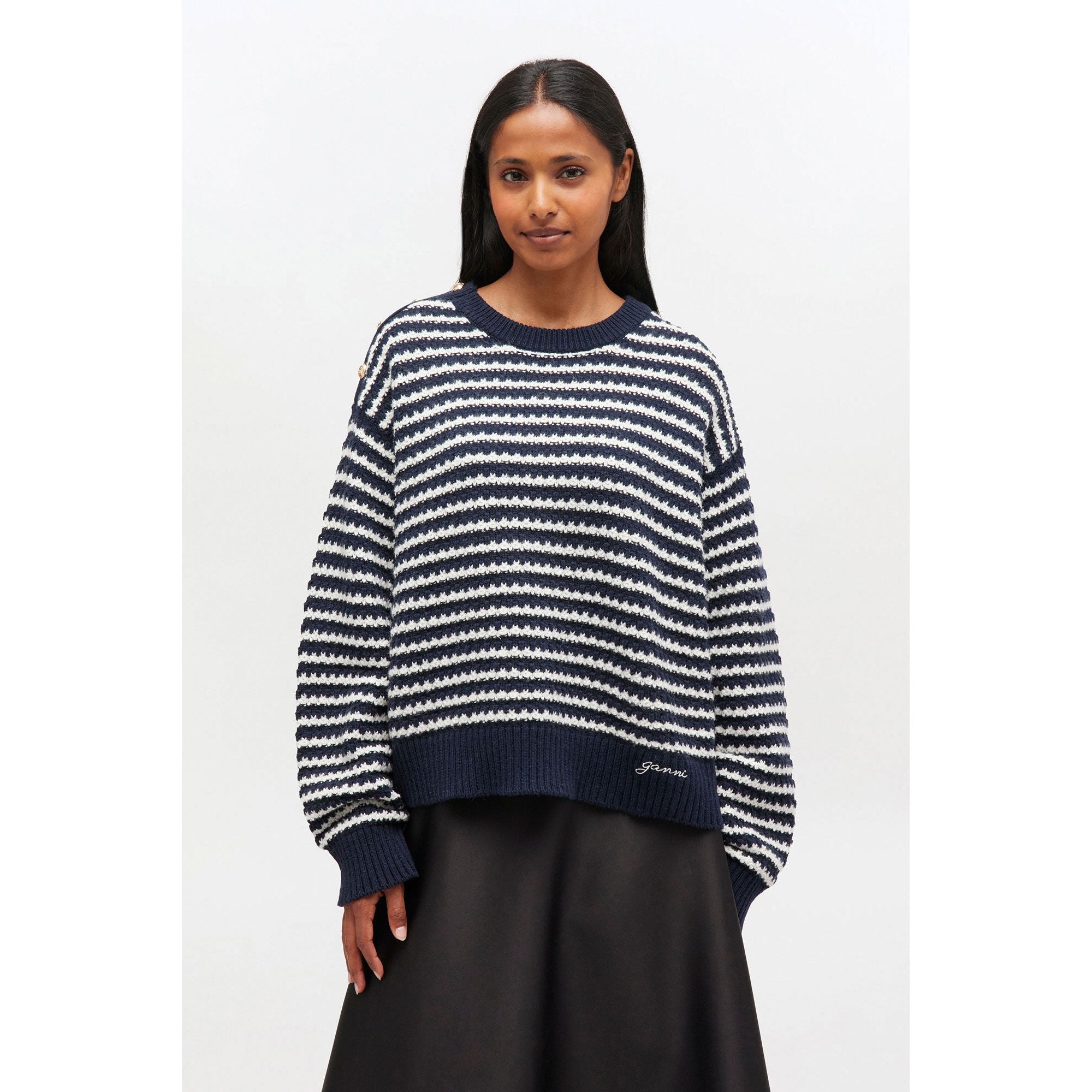 Cotton Wool Stripe Sweater