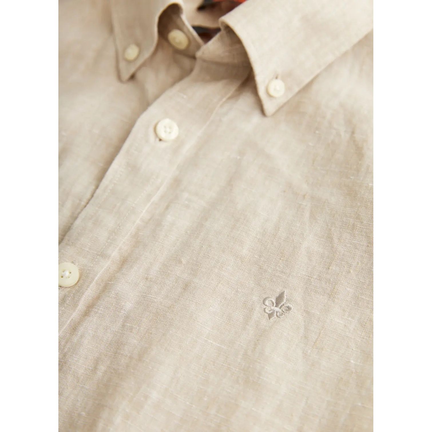 Douglas Linen SS Shirt-Classic Fit