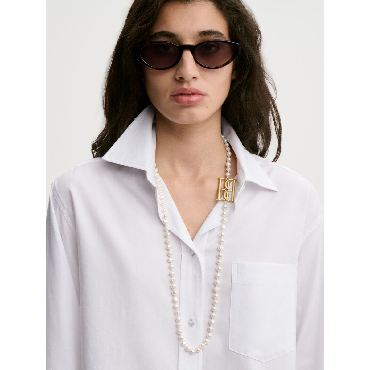 Audrey Cropped Shirt
