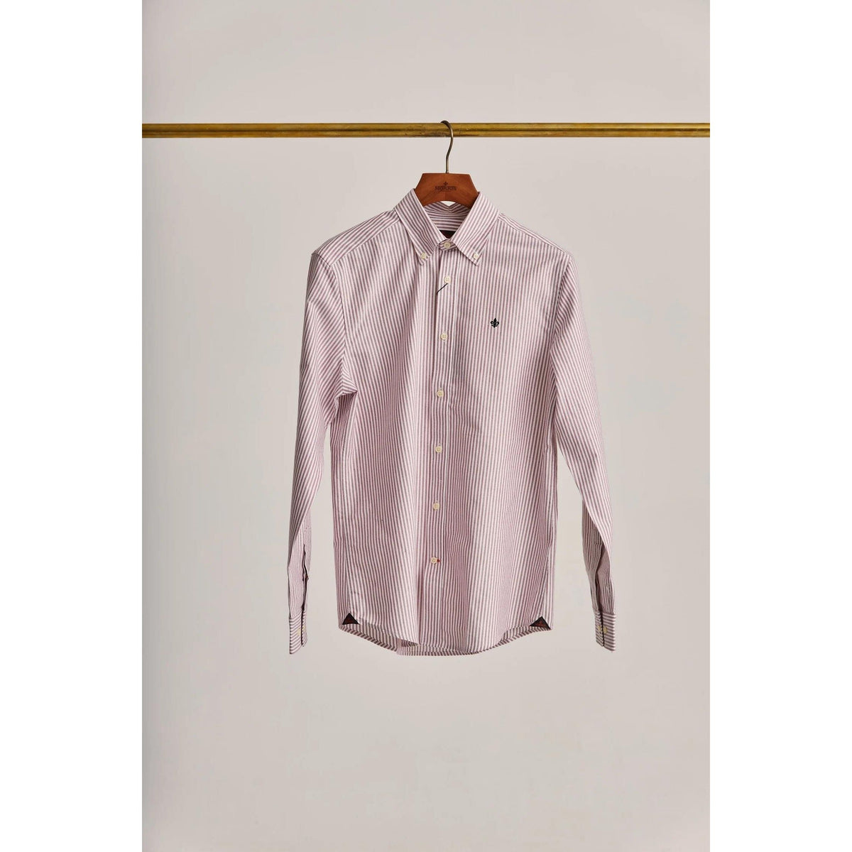 Douglas oxford stripe shirt-slim fit Herre