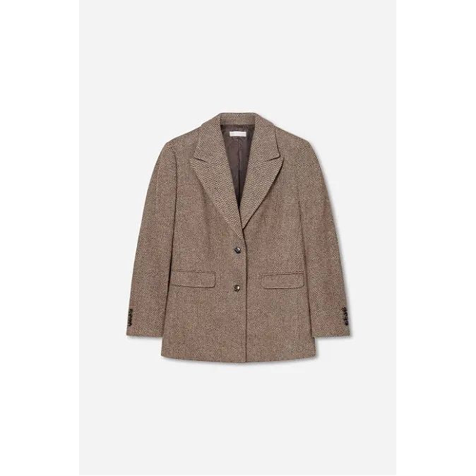Abby Herringbone Blazer