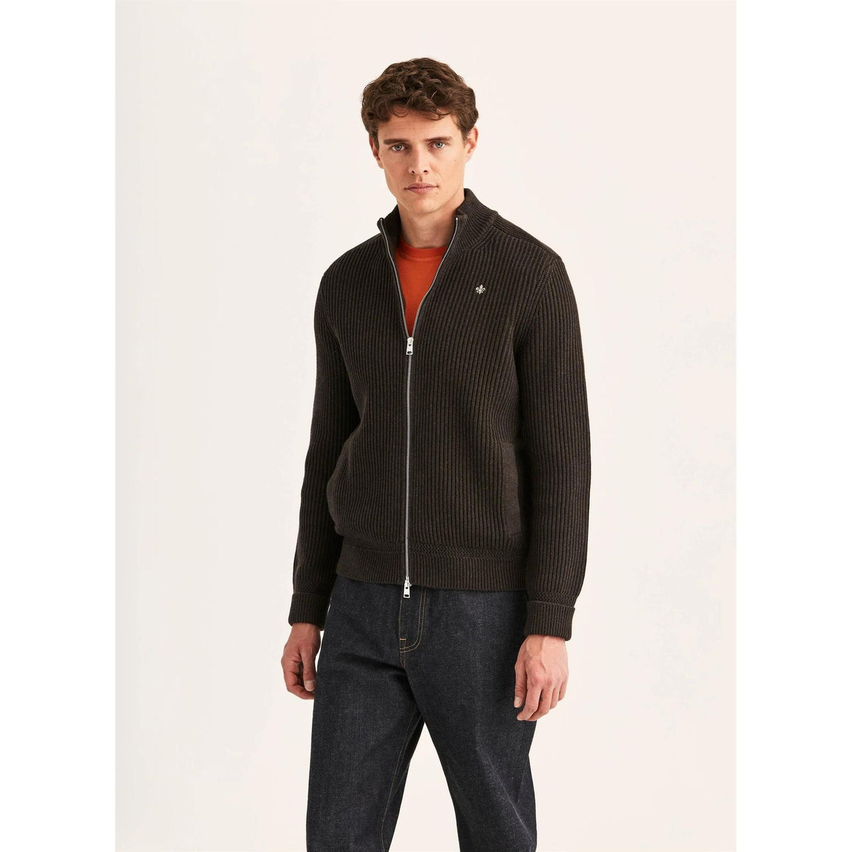 Duncan Zip Cardigan Herre