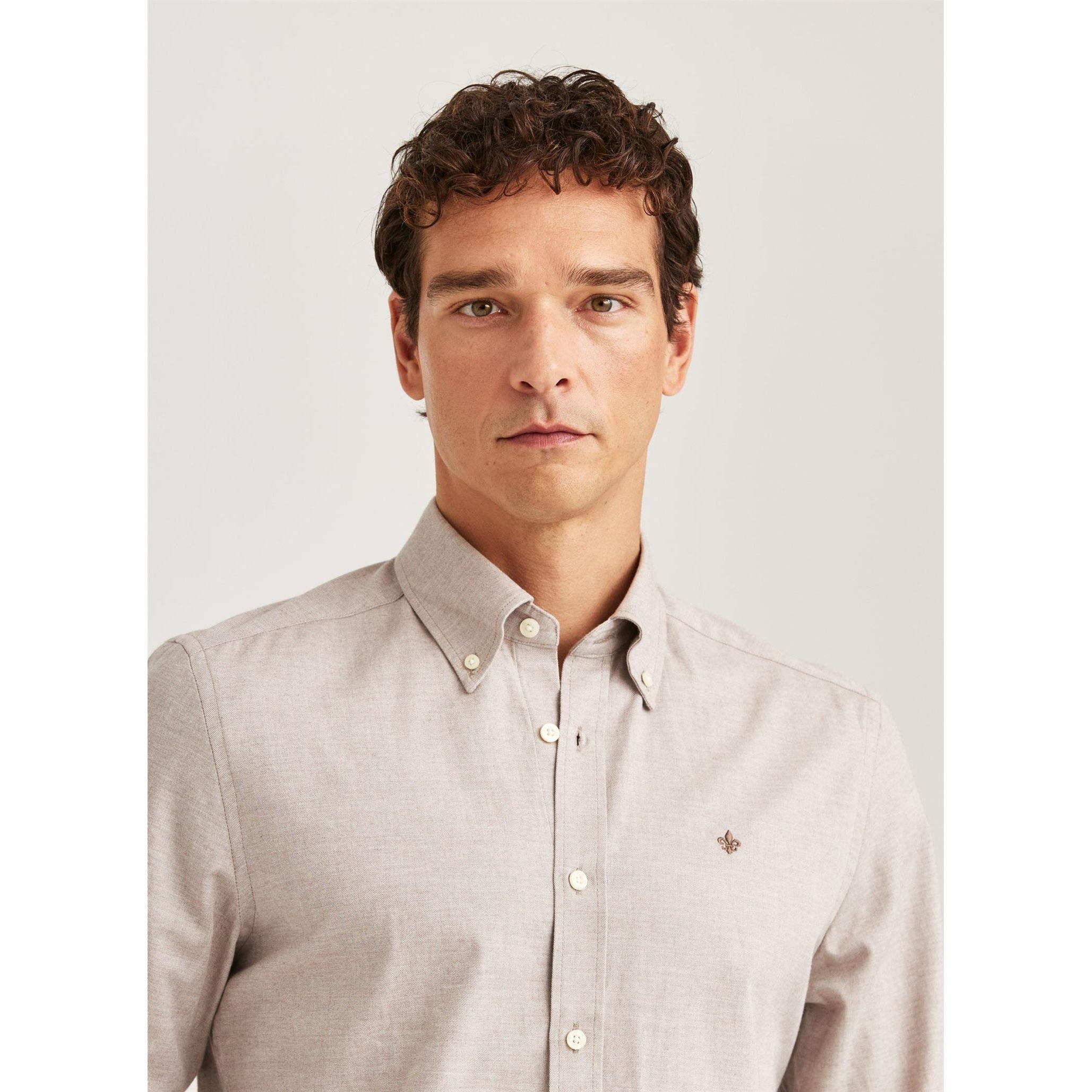 Watts Flannel Shirt - Slim fit Herre