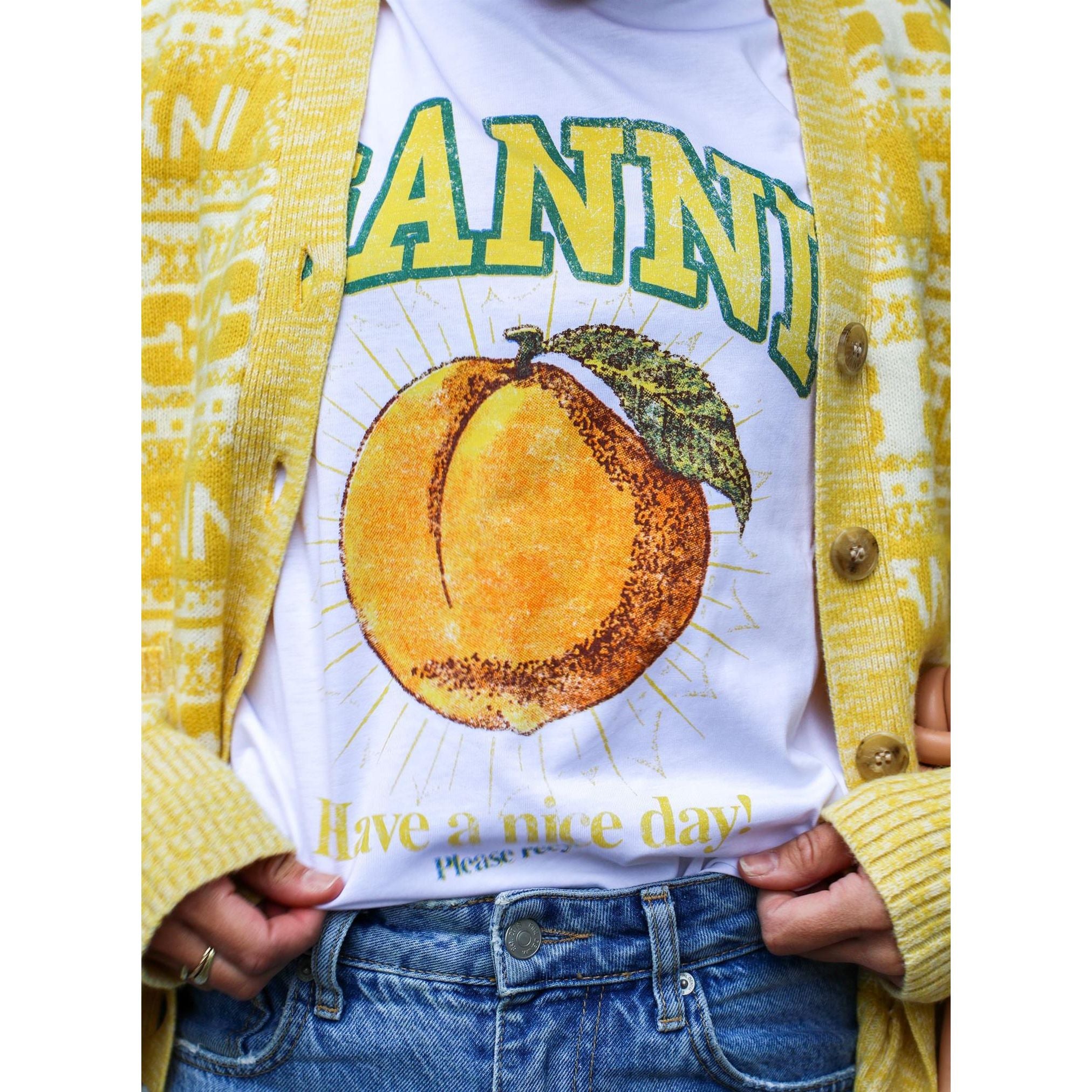 Basic Jersey Peach Relaxed T-shirt