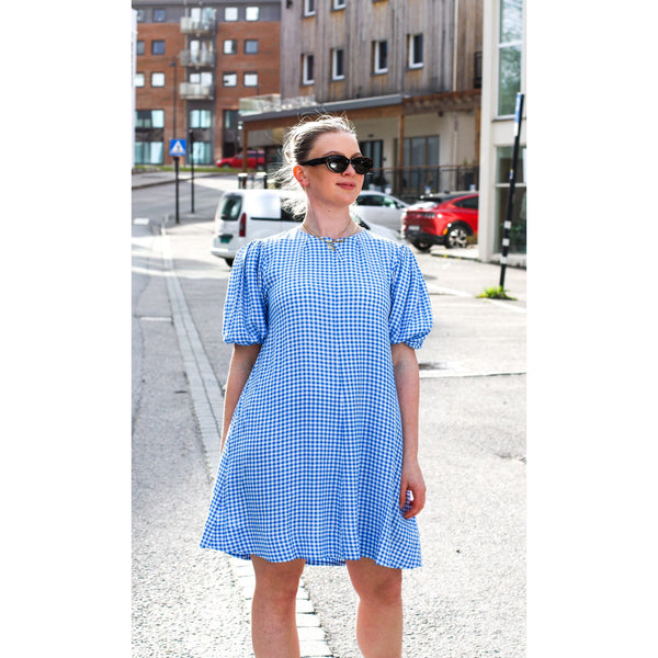 Printed Crepe Mini Dress