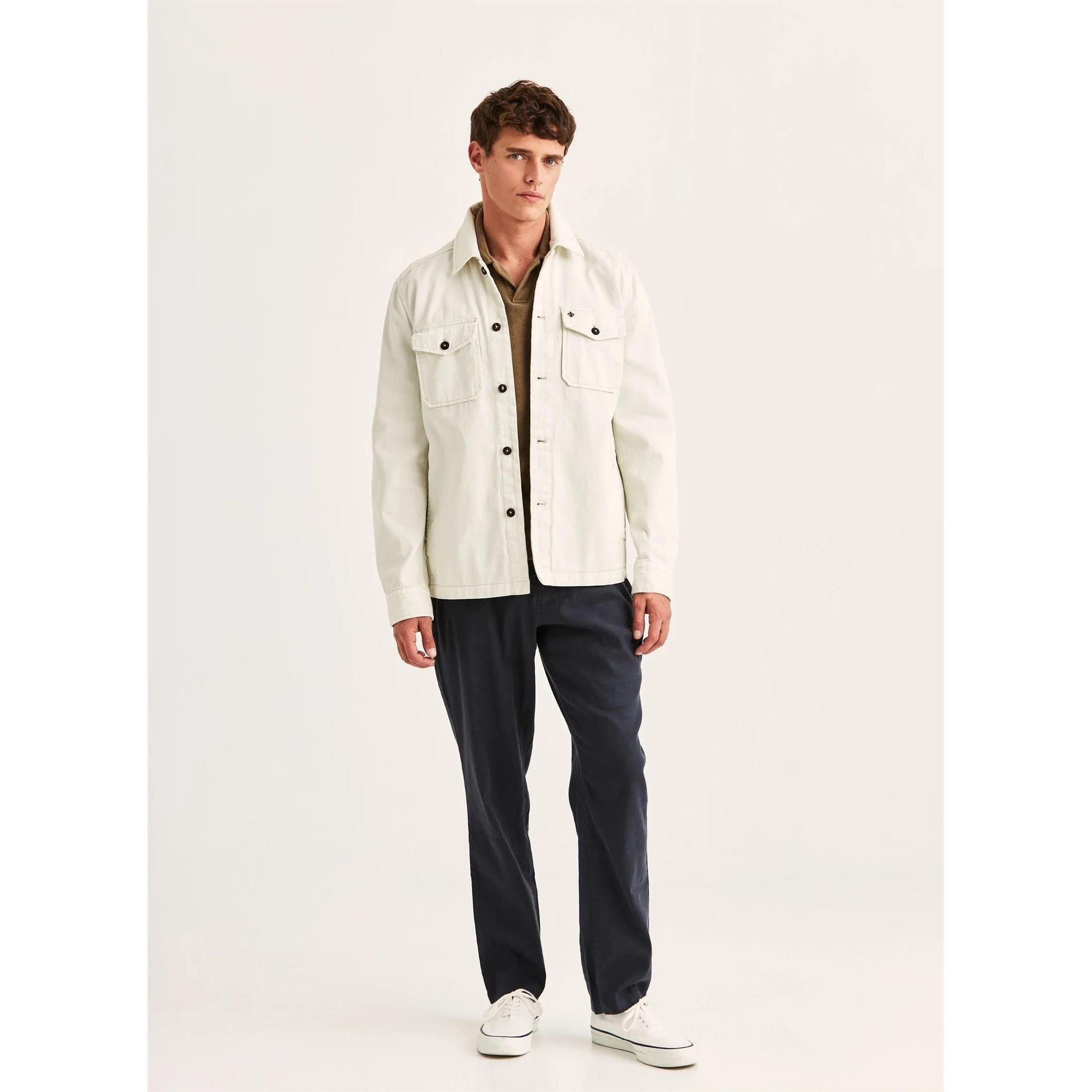 Alain Twill Shirt Jacket Herre