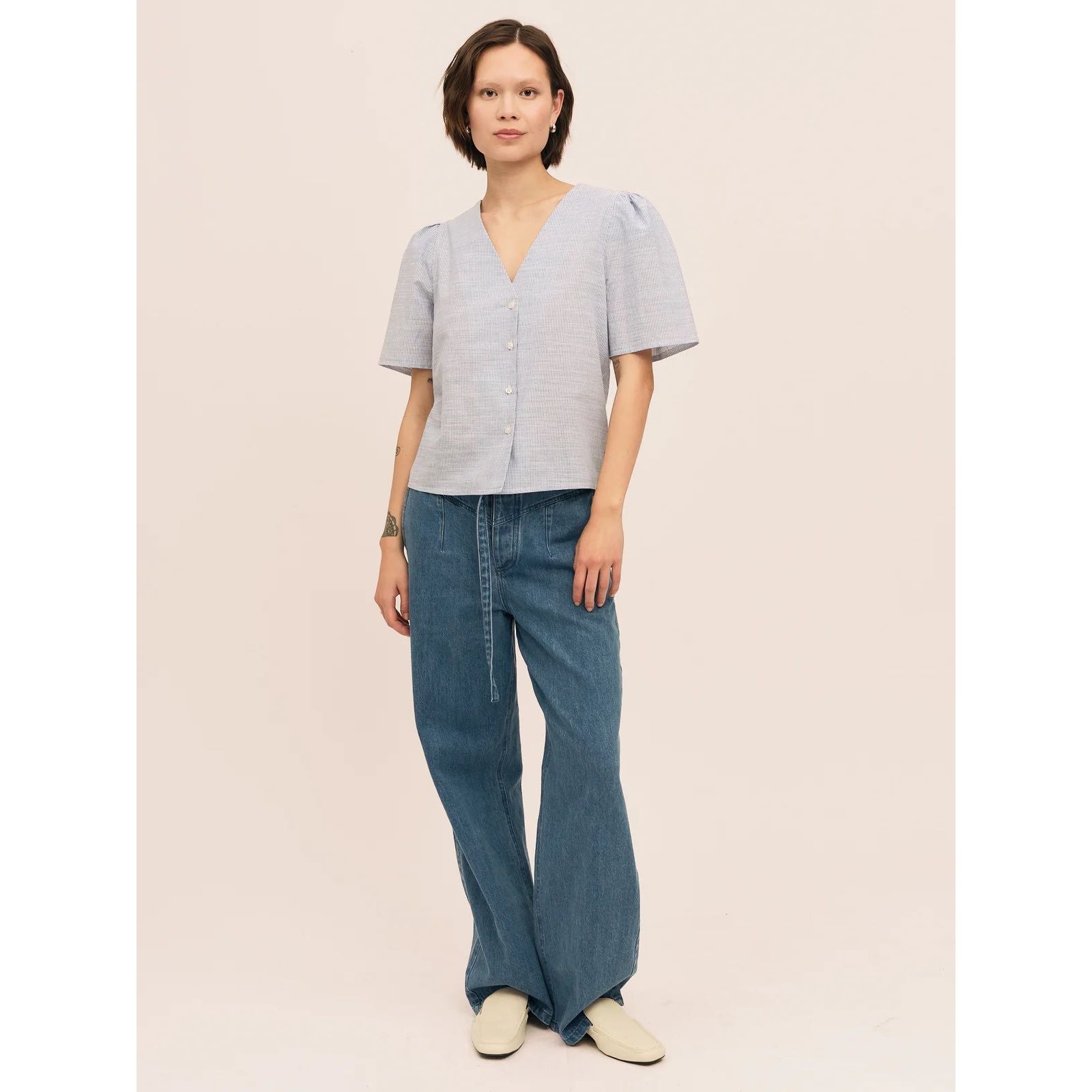Mai Button Blouse