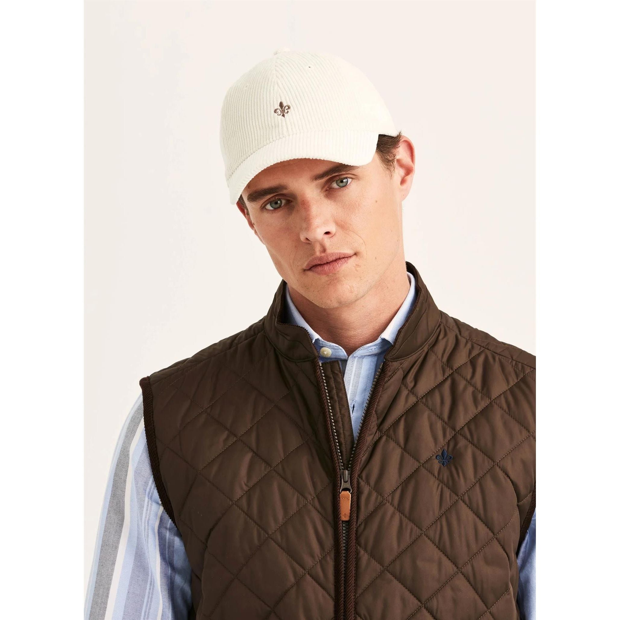 Teddy Quilted Vest Herre