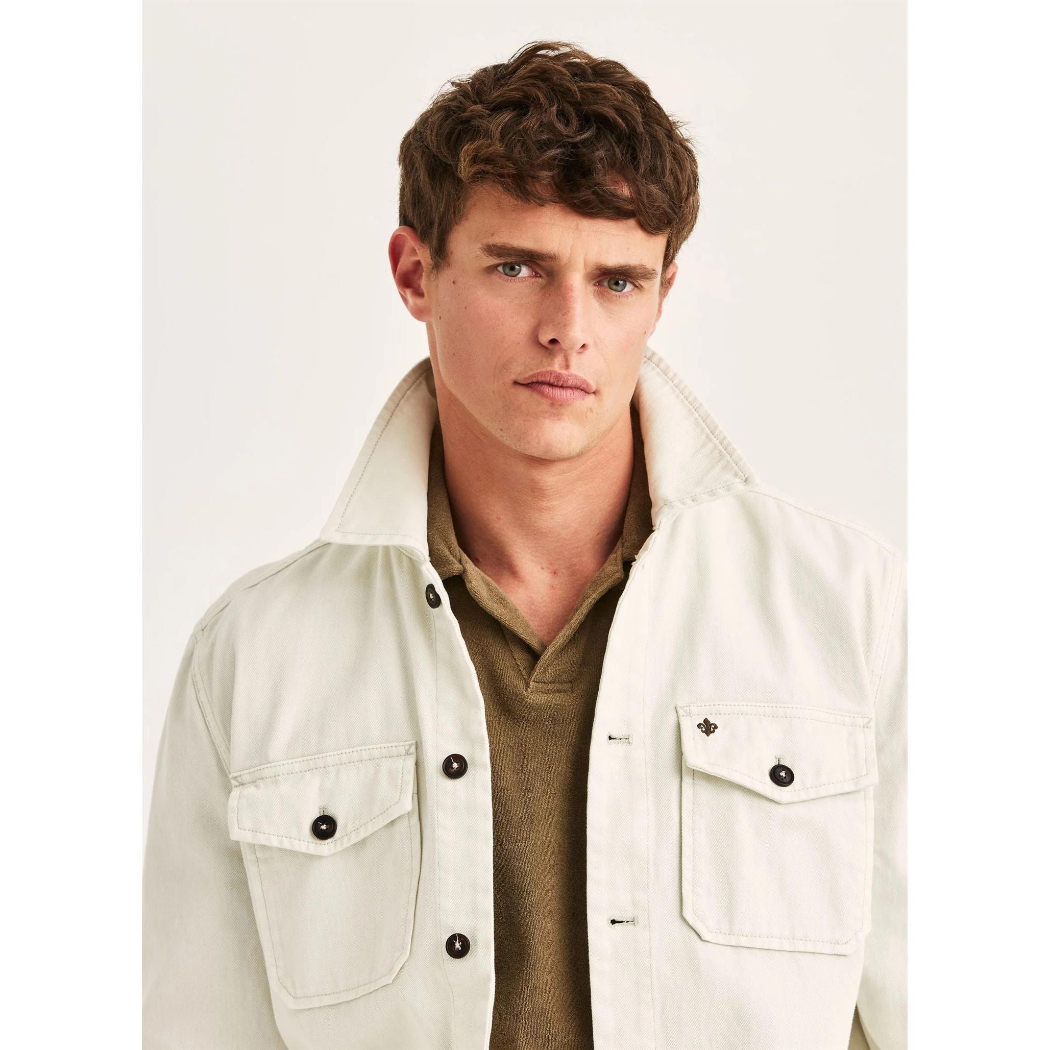 Alain Twill Shirt Jacket Herre