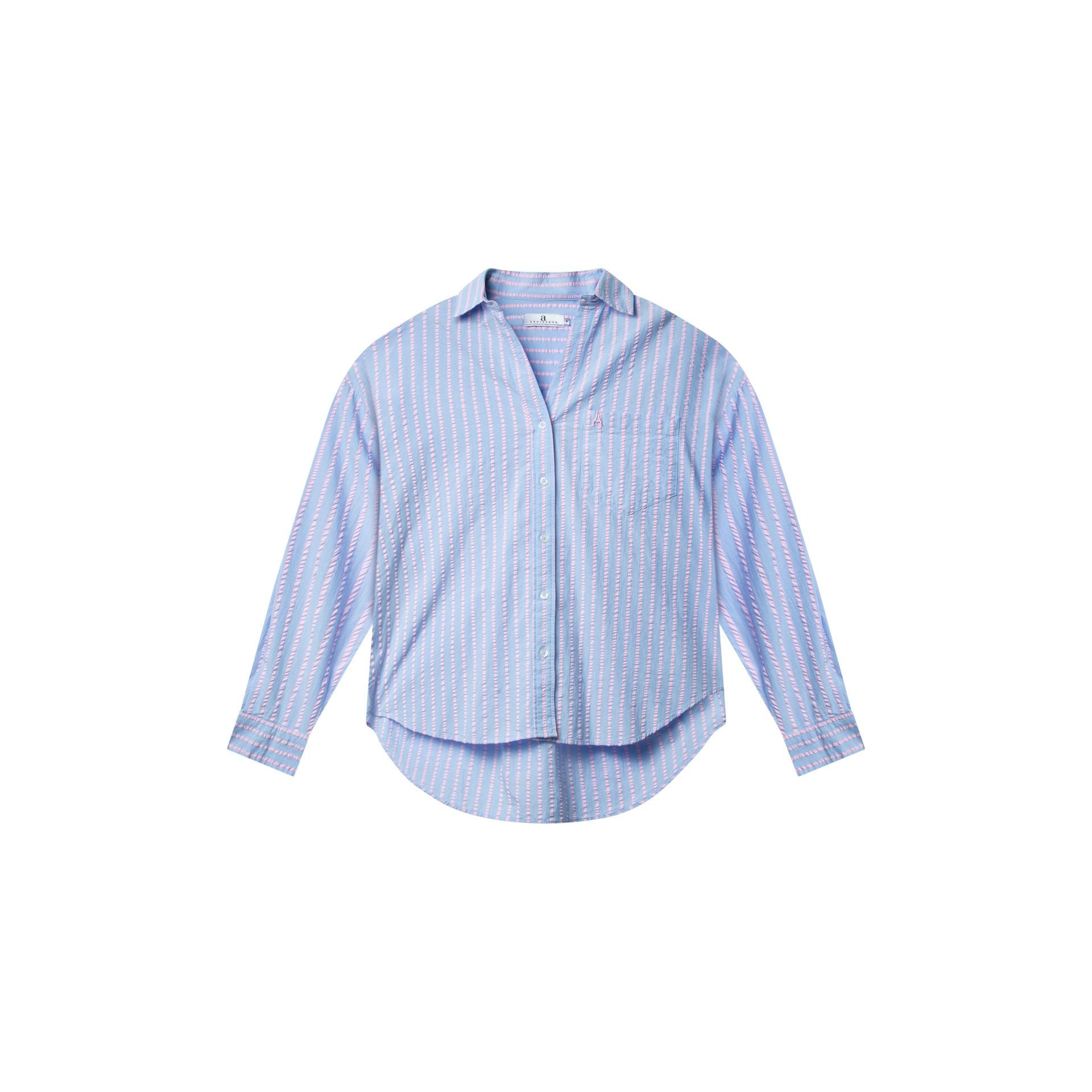 Venice Seersucker Butcher Stripe