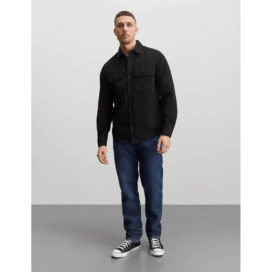 Dyed Canvas Skyler Shirt Herre