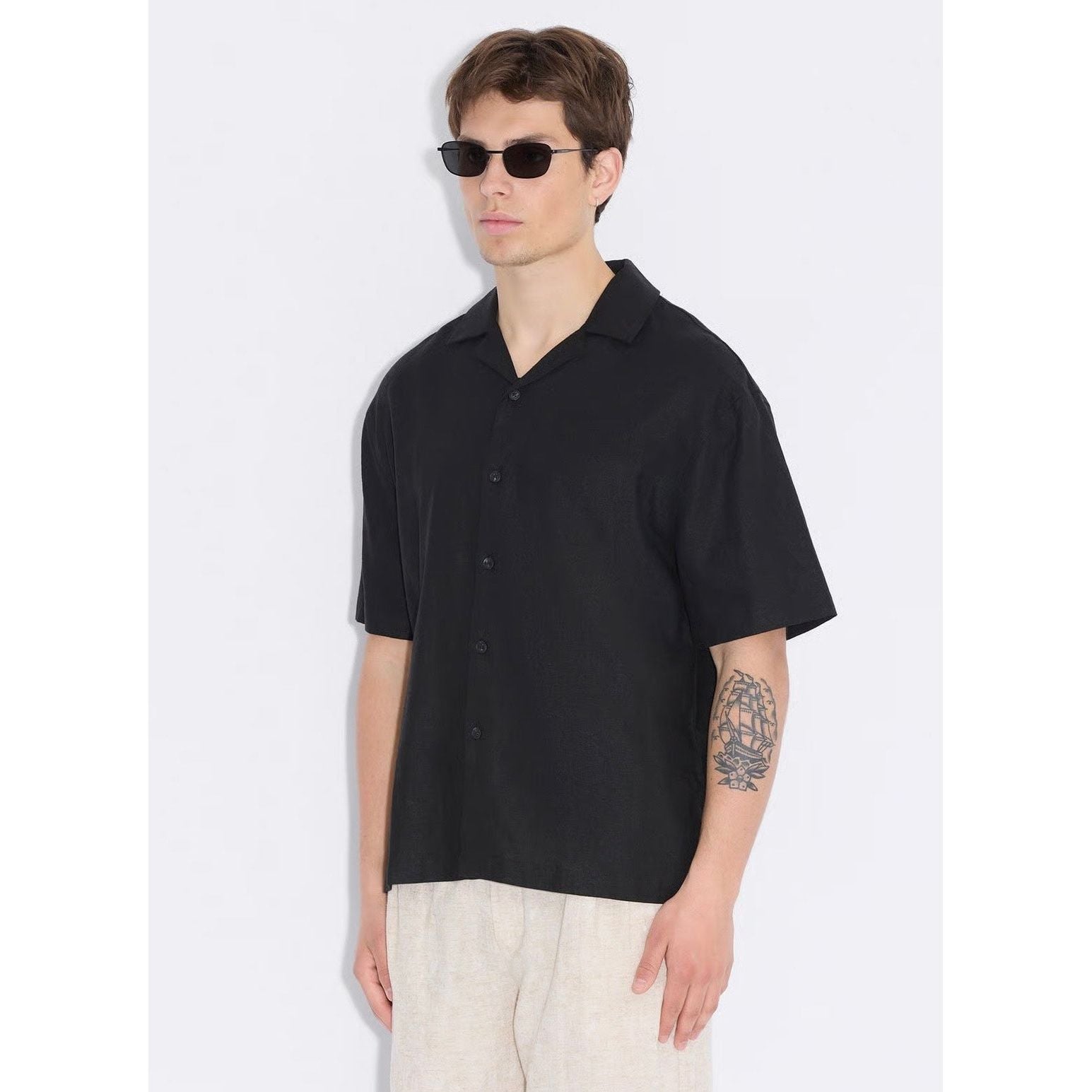 Pier Solid Shirt Herre