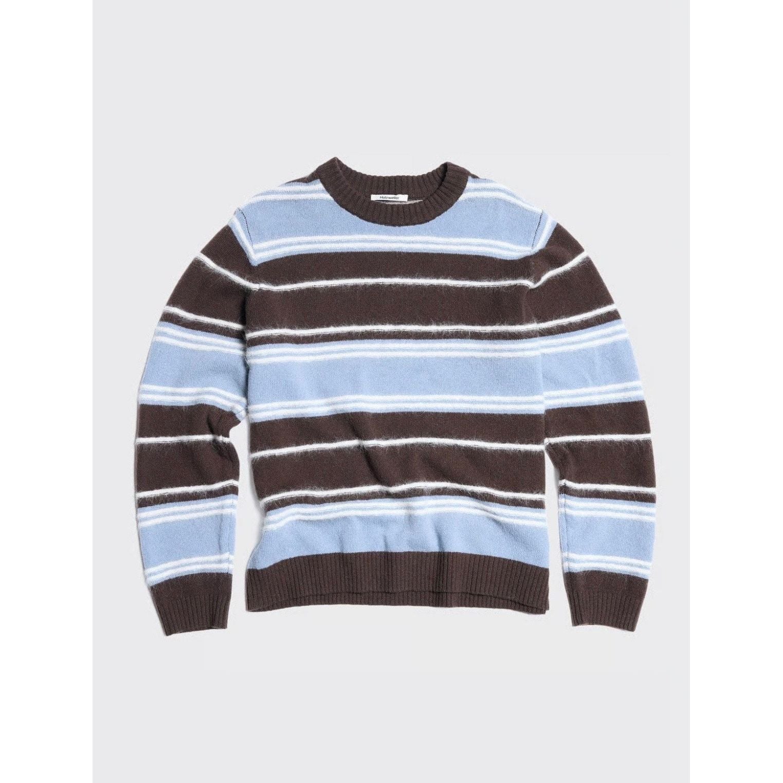 Wool Stripe Crew Herre