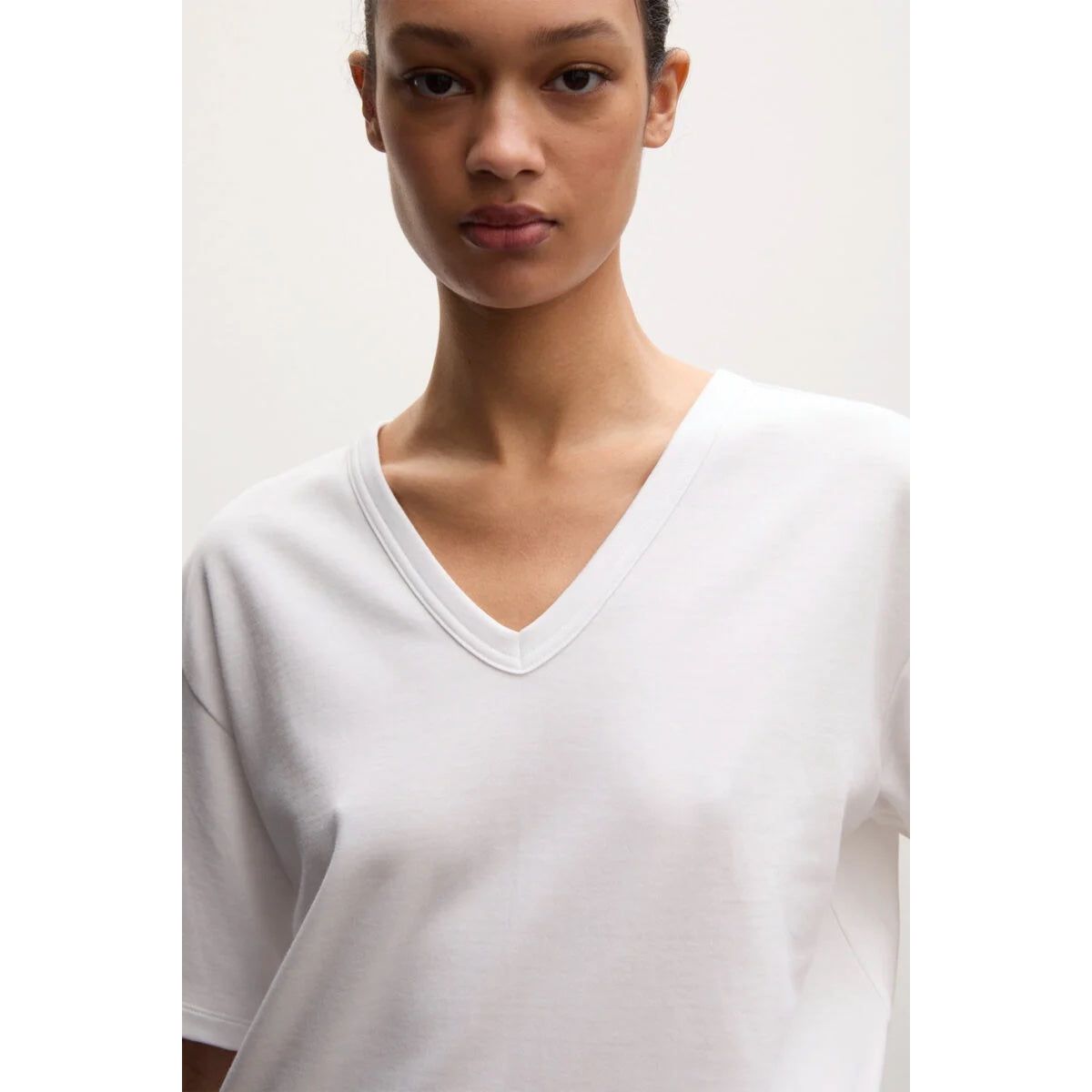 Boxy V-Neck Tee