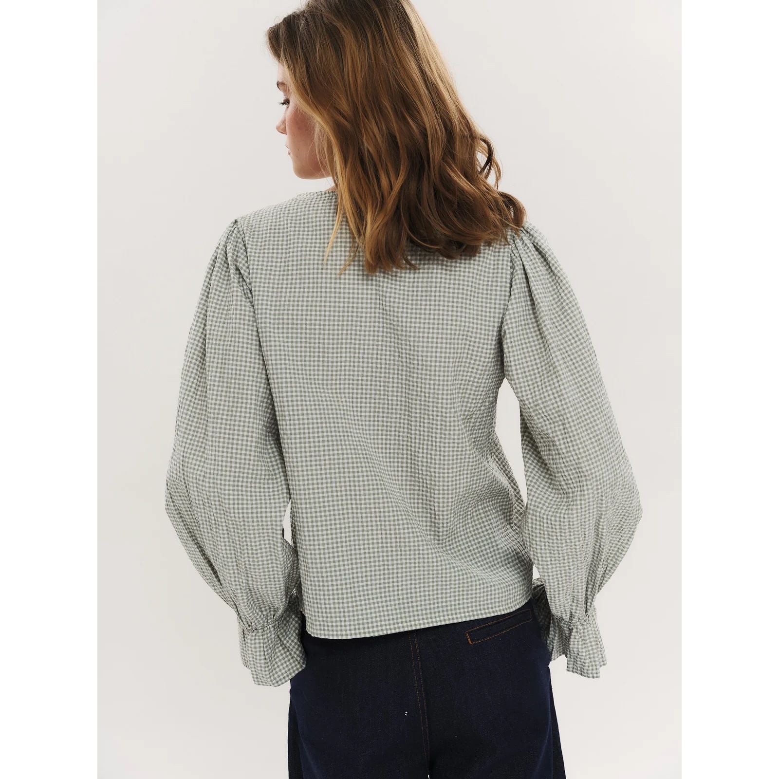 Indiana LS Button Blouse