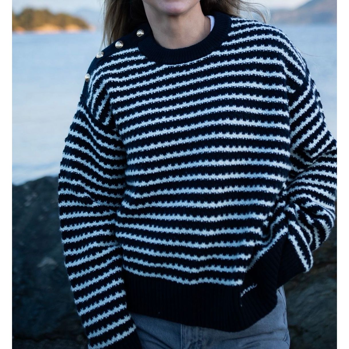 Cotton Wool Stripe Sweater