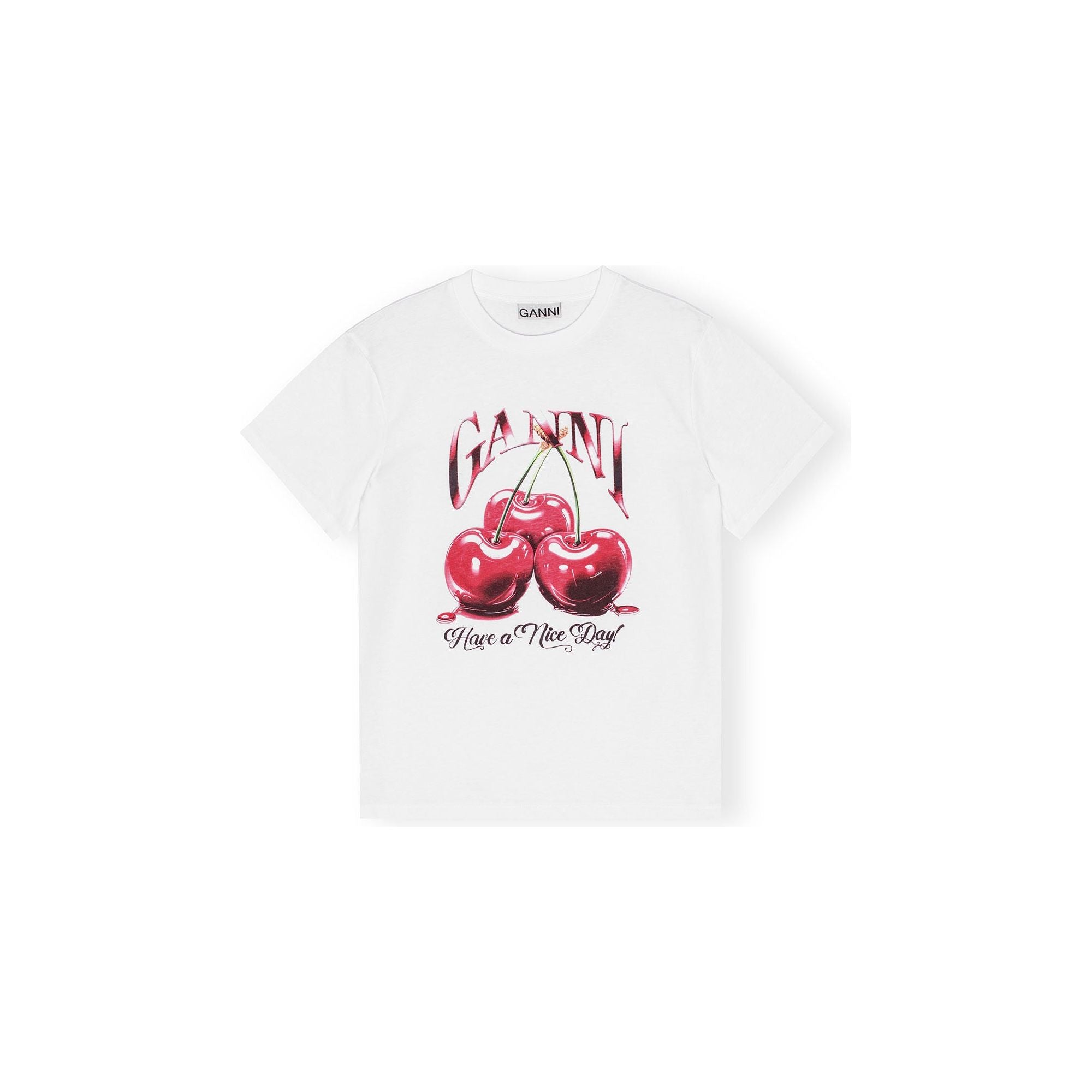 Basic Jersey Cherry Relaxed T-shirt