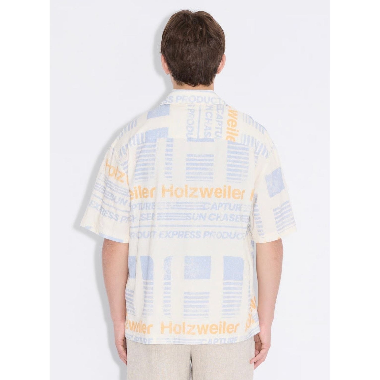 Pier Print Shirt Herre