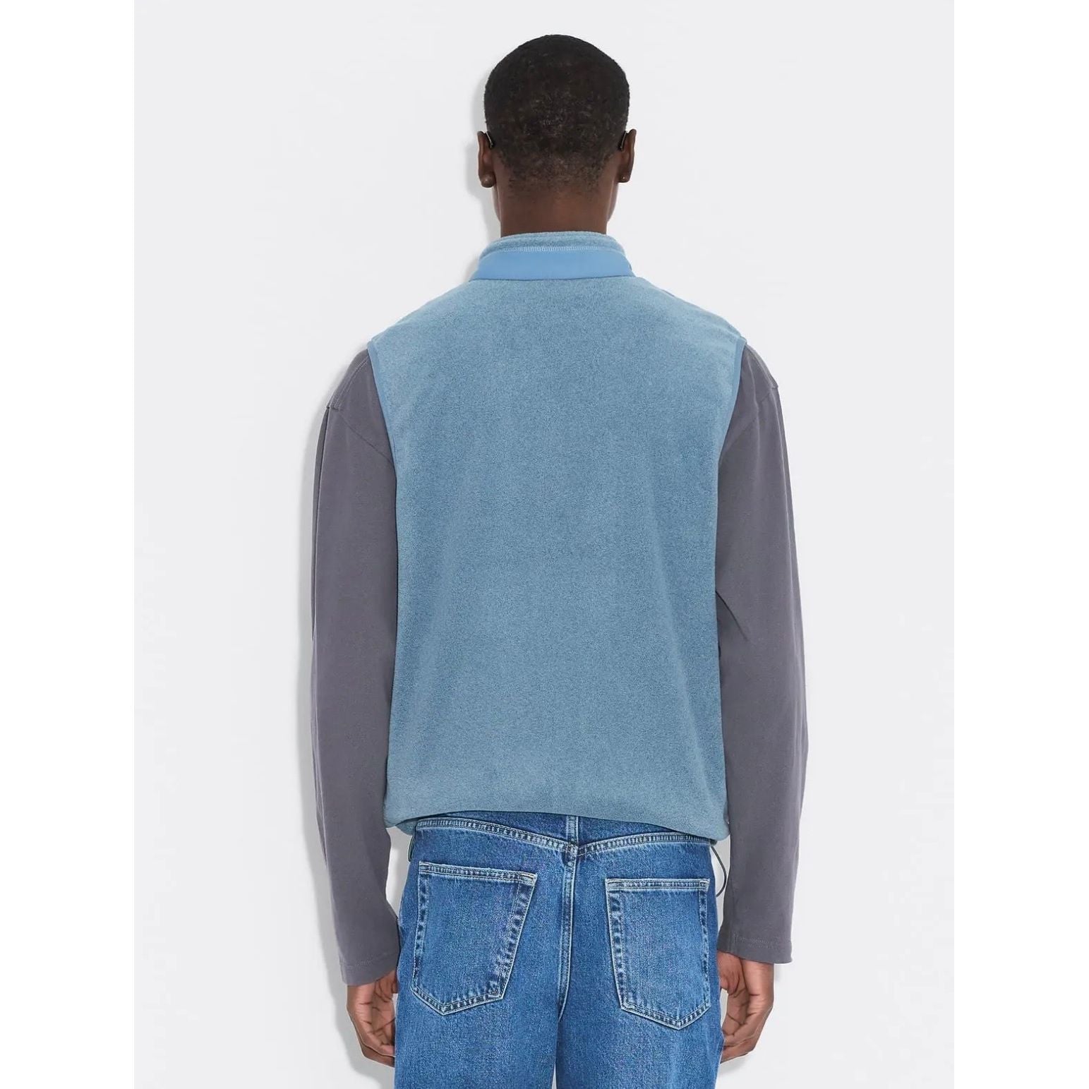 Regular Fleece Vest Herre