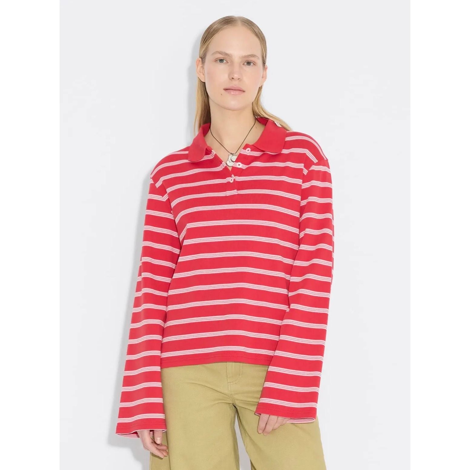Sunny Striped Polo