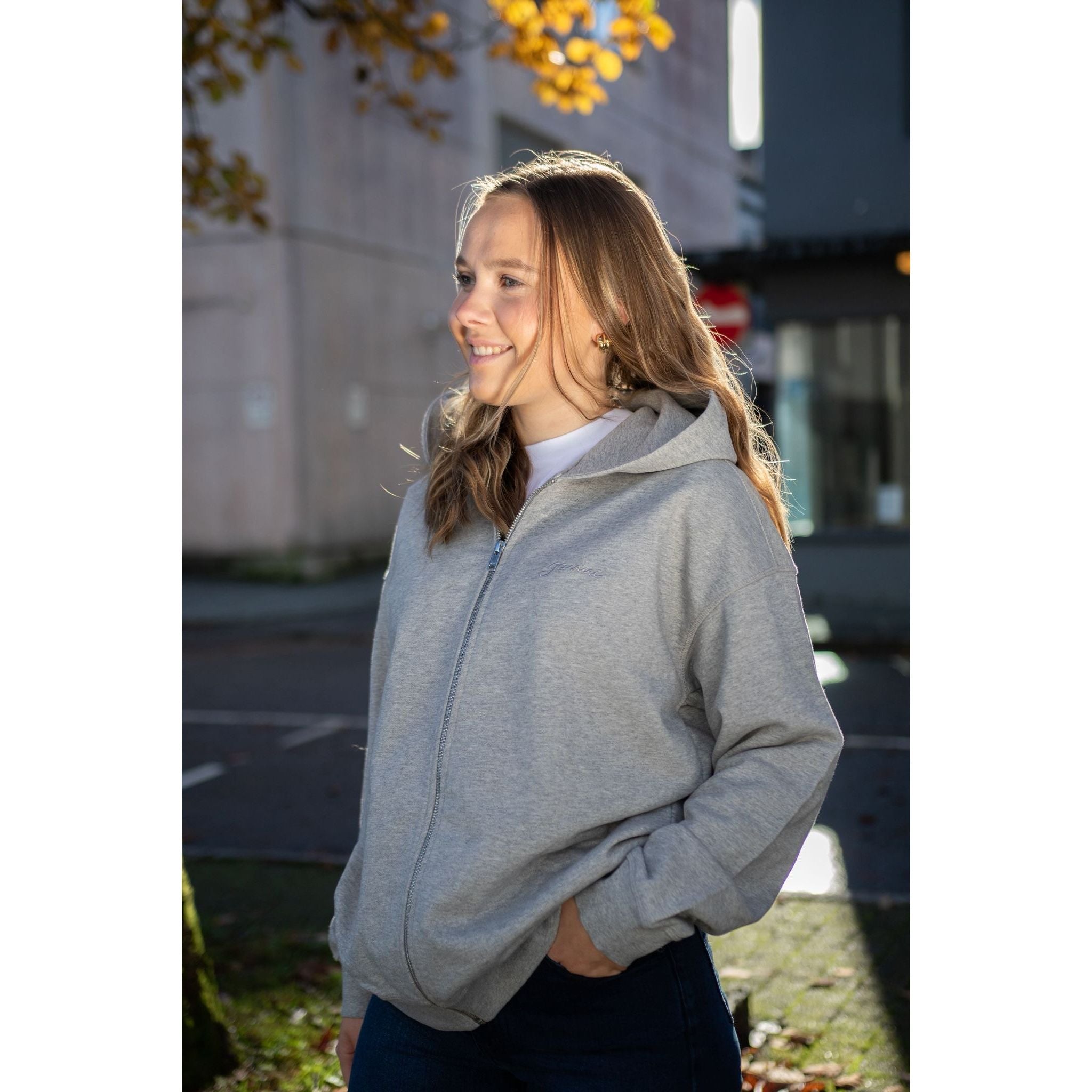 Isoli Teddy Oversized Zip Hoodie