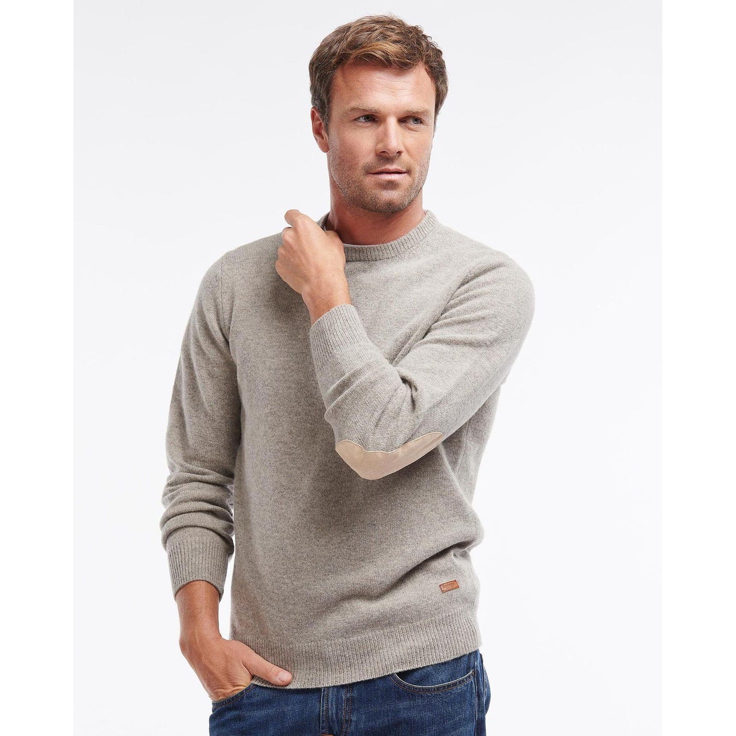 Barbour Ess Patch Crew Neck Sweater Herre