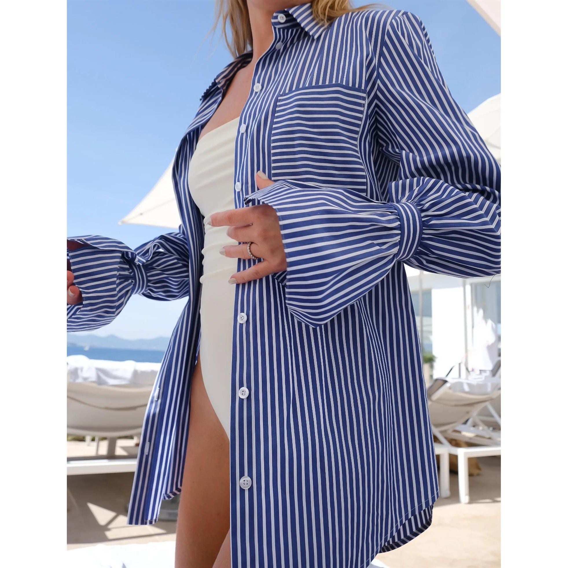 Jules Short Shirt Stripe