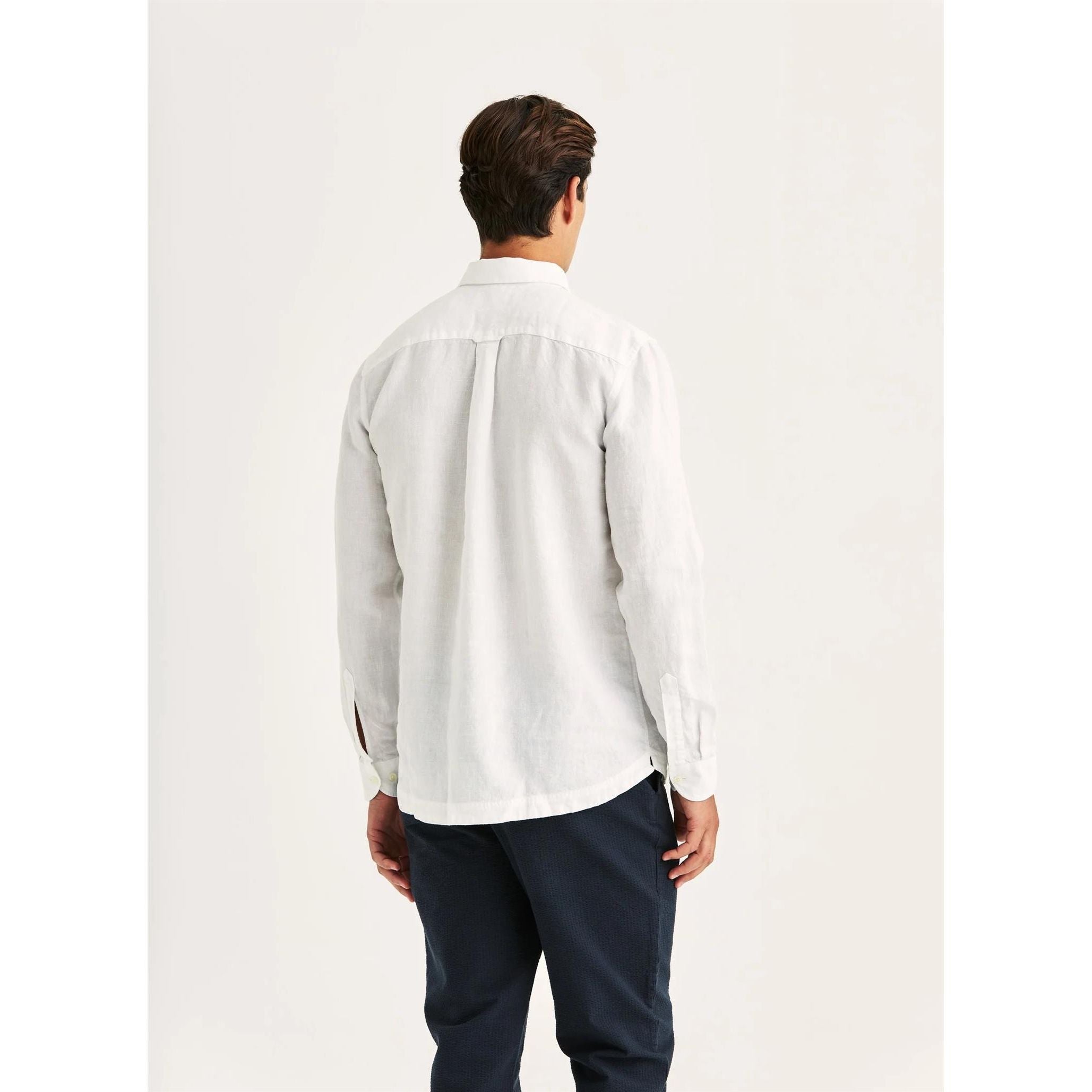 Linen Popover Shirt-Relaxed Herre
