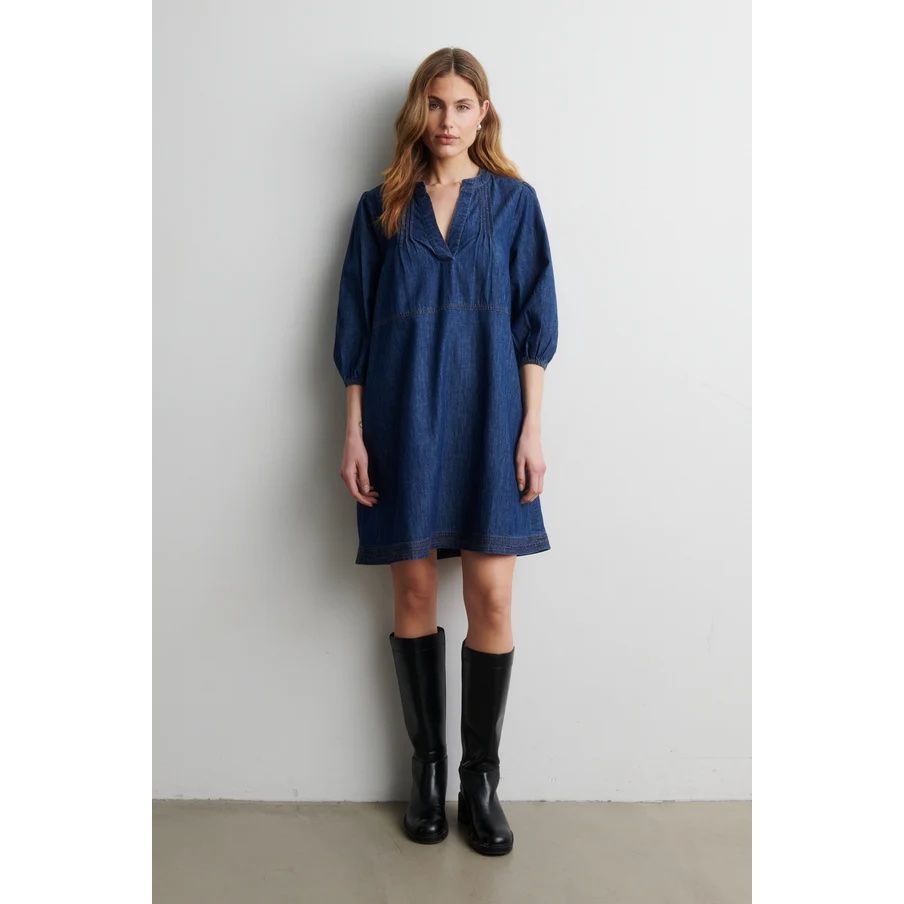Evana Denim Tunic Dress