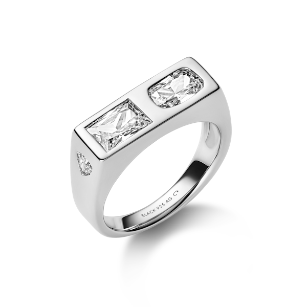 Us Three Signet Ring silver