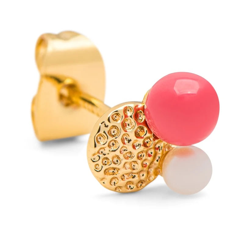 Bouquet Plate Gold Earring