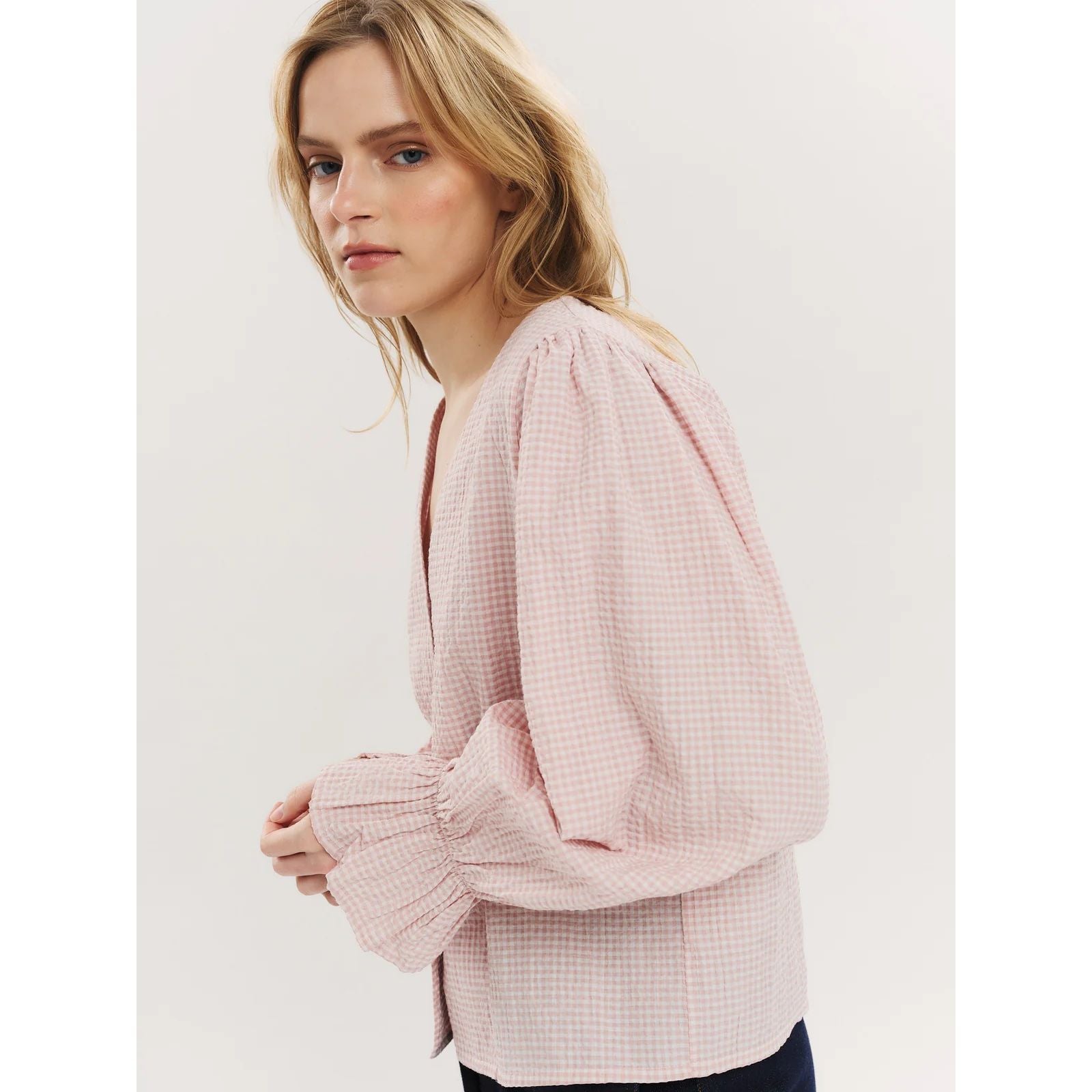 Indiana LS Button Blouse