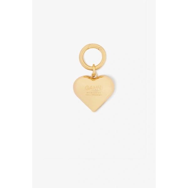 Ganni Bou Heart Charm
