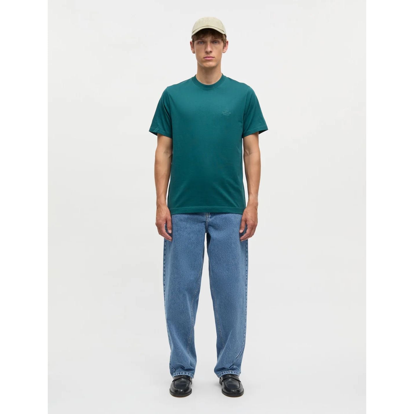 Cotton Jersey Frode Logo Tee Herre