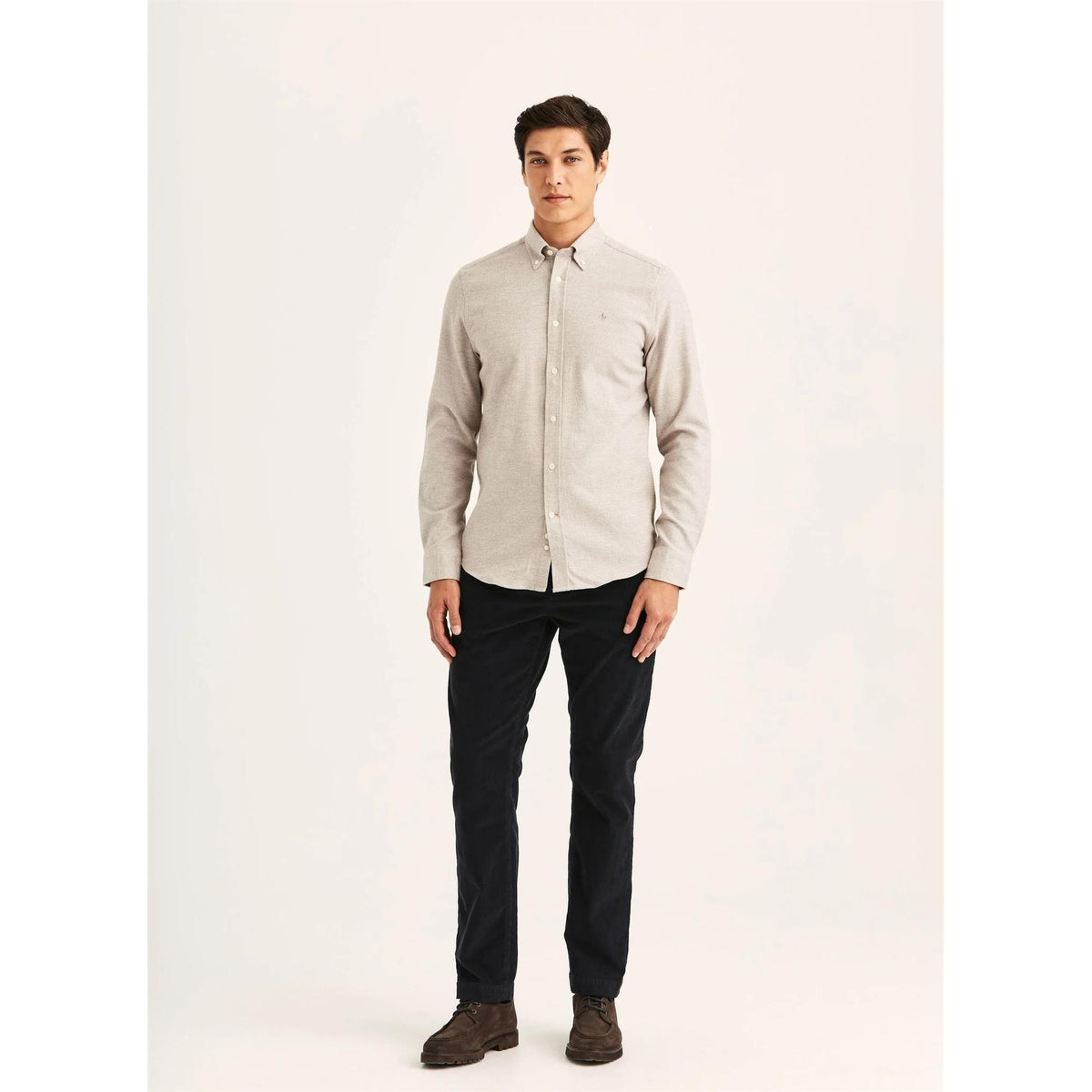 Flannel Check Shirt - Slim fit Herre