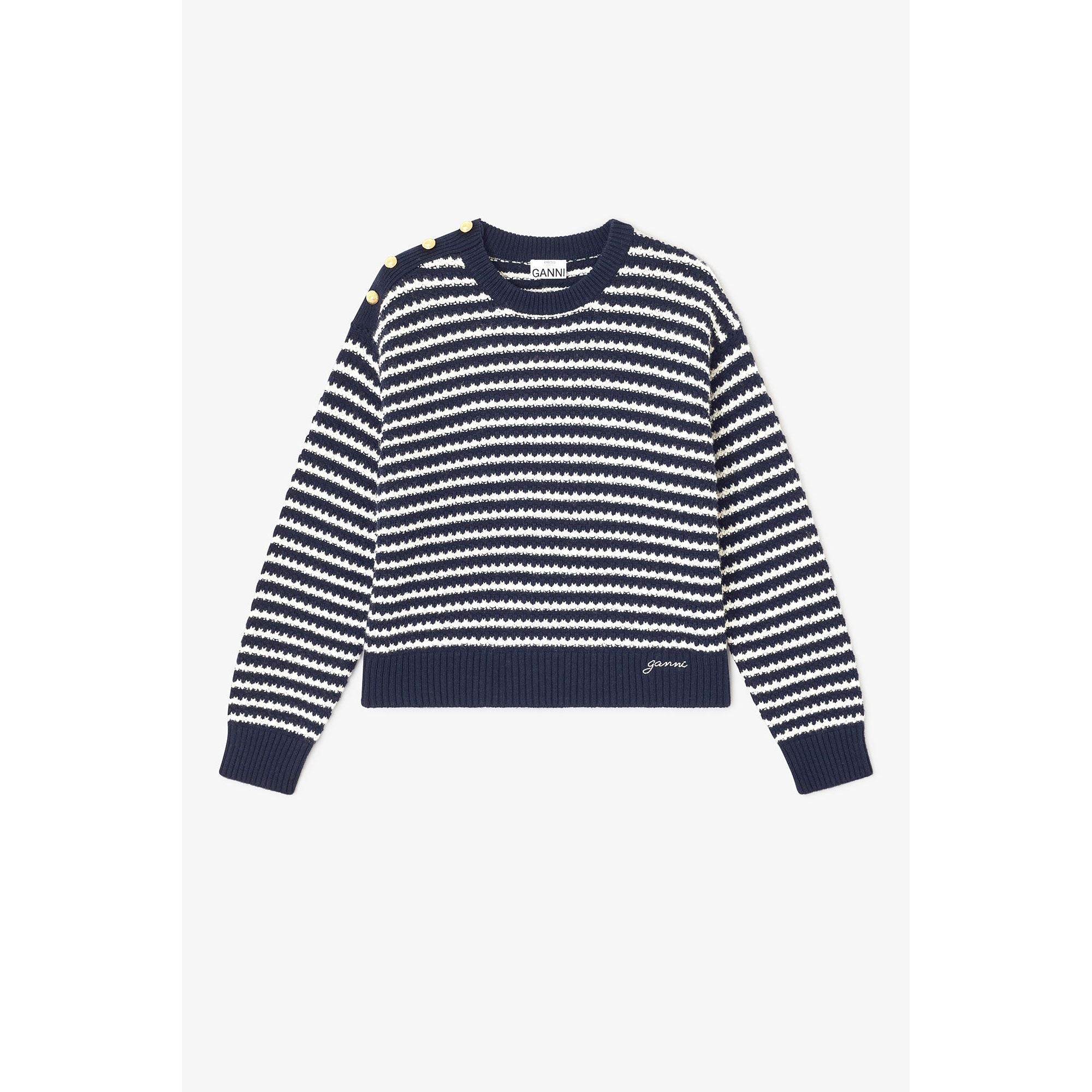 Cotton Wool Stripe Sweater